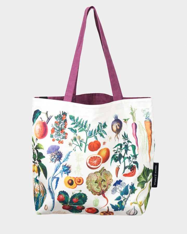 Fruit & Veggies Reversible Tote