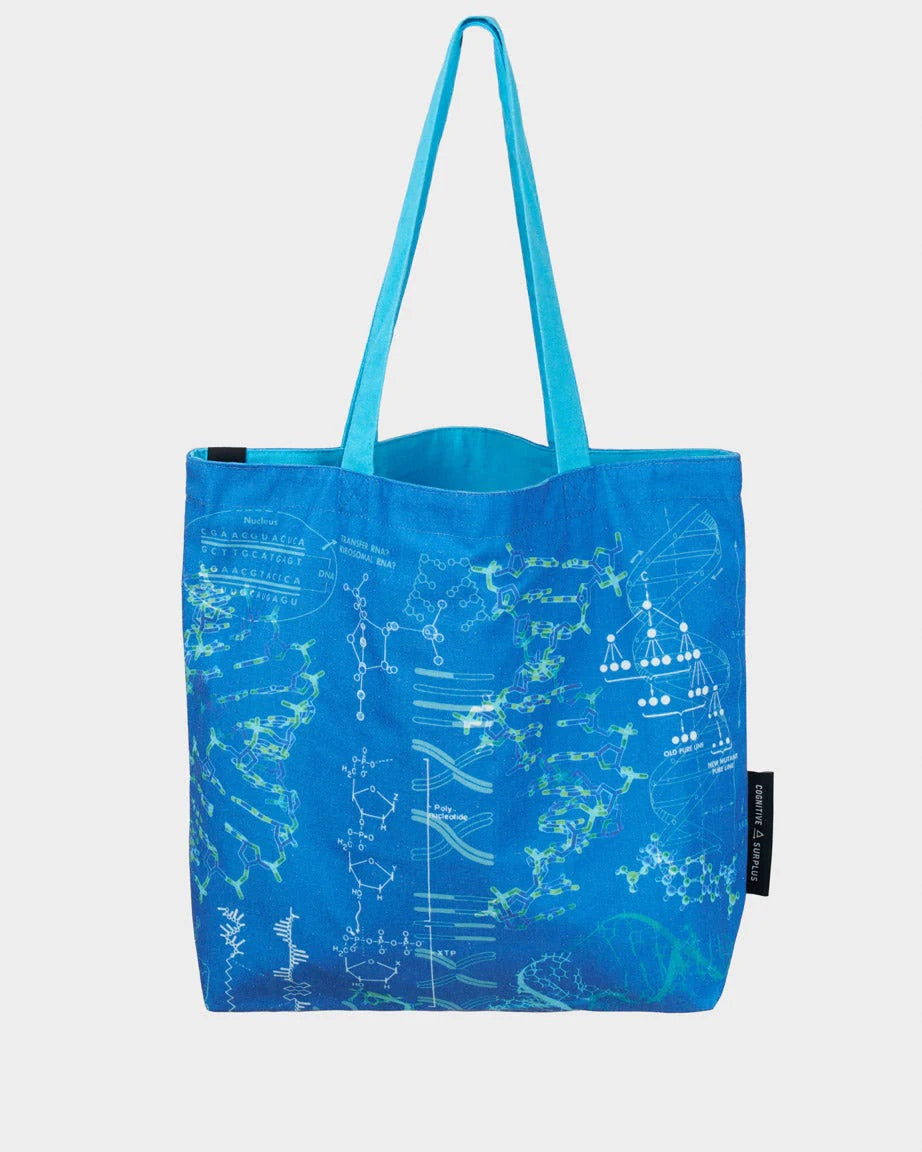 Genetics & DNA Reversible Canvas Tote