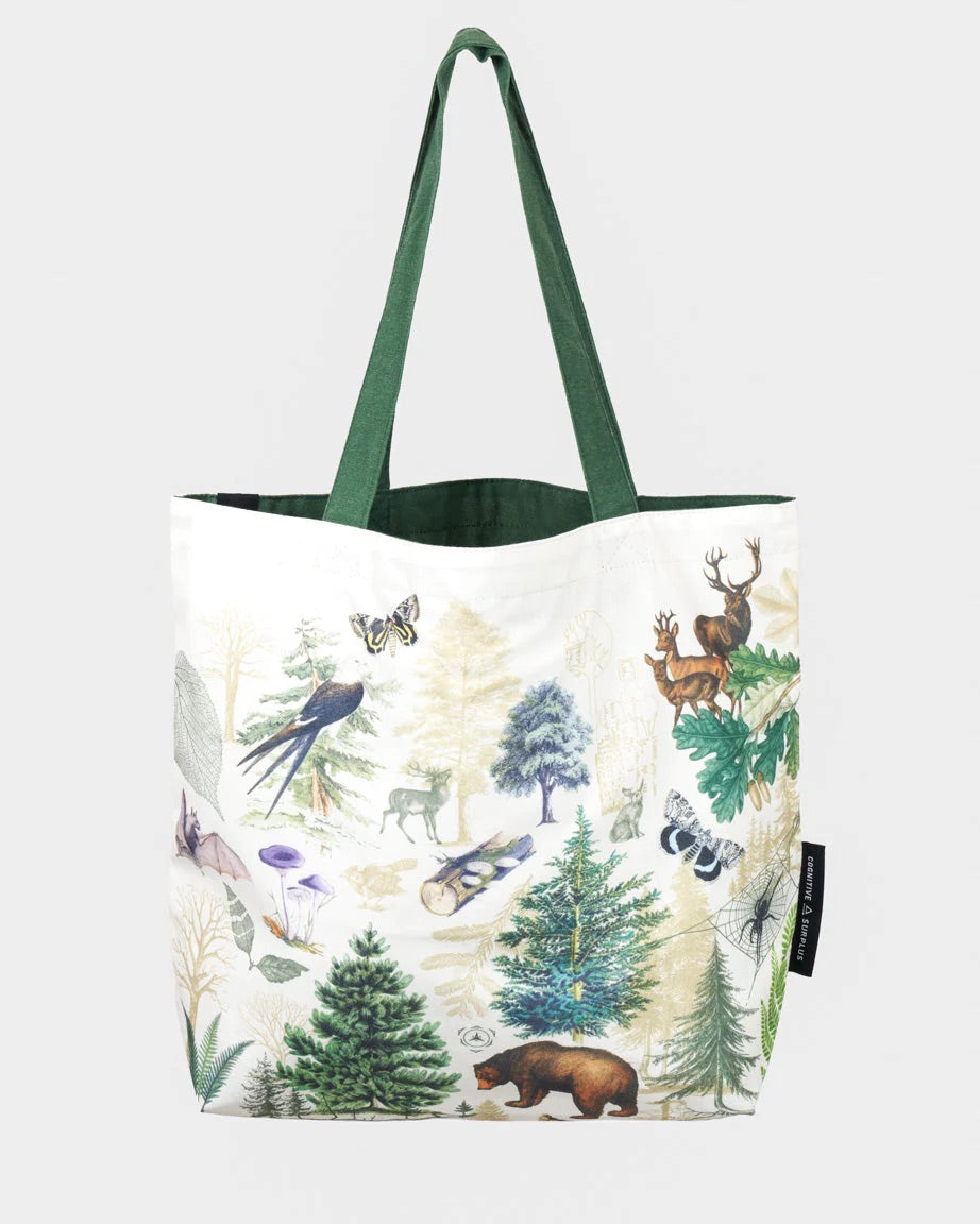 Into The Woods Reversible Canvas Tote