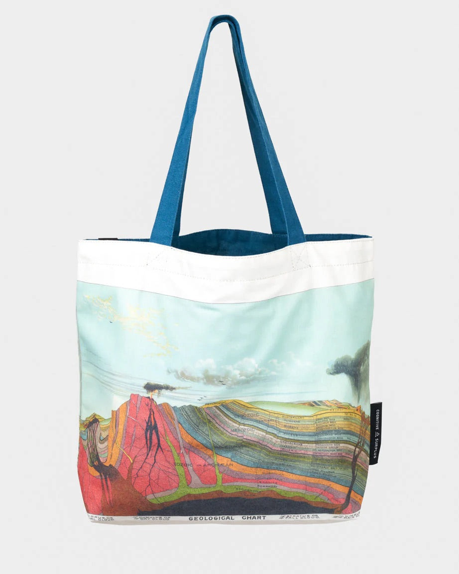 Layers of Earth Reversible Canvas Tote