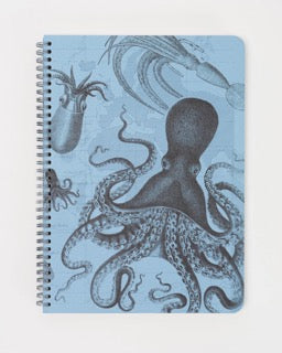 Octopus & Squid - Helix Spiral Journal Medium