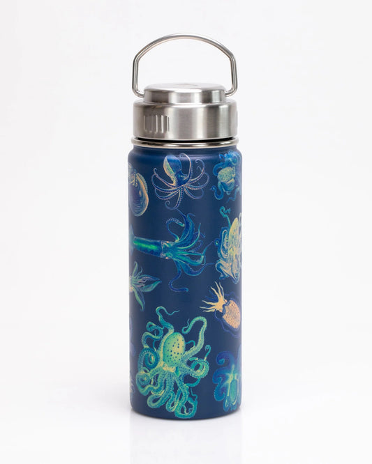 Octopus & Squid Water Bottle - 18oz