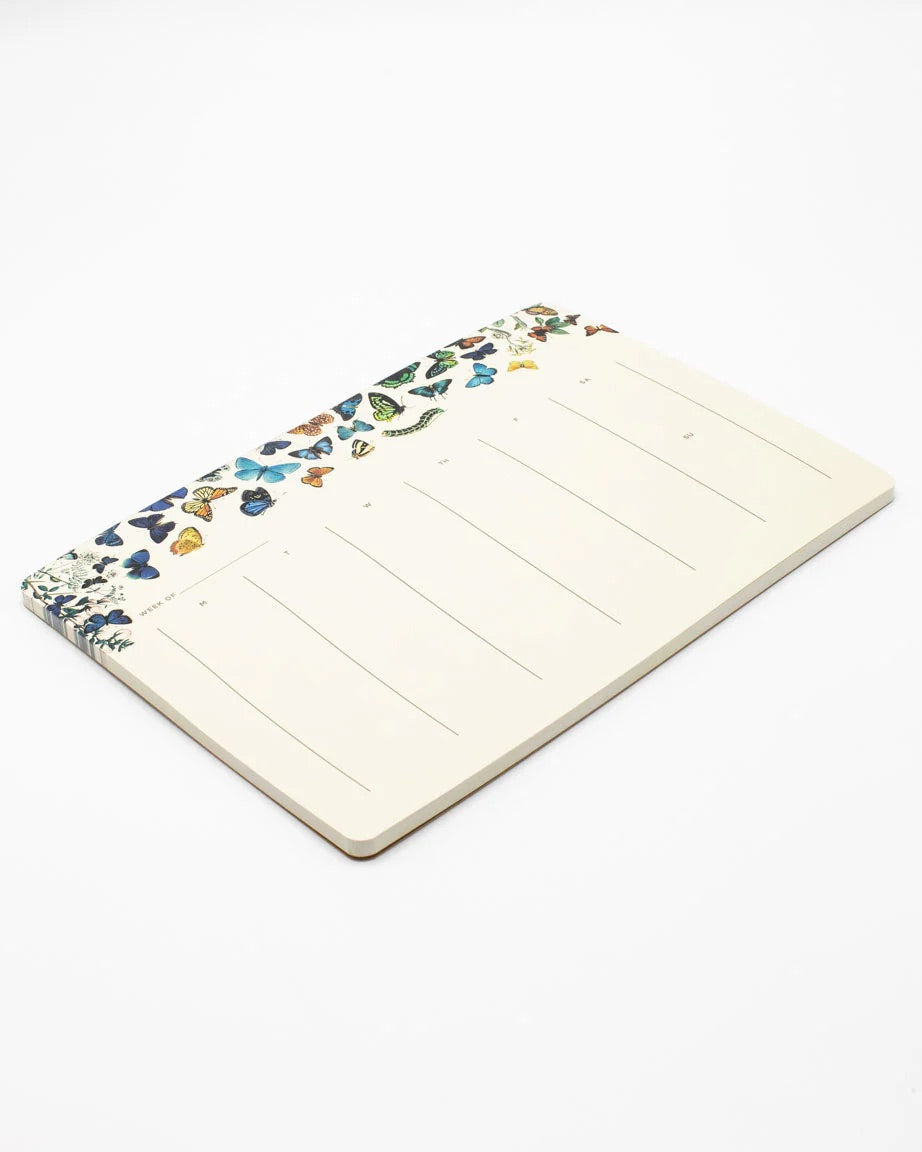 Butterfly Weekly Desk Pad