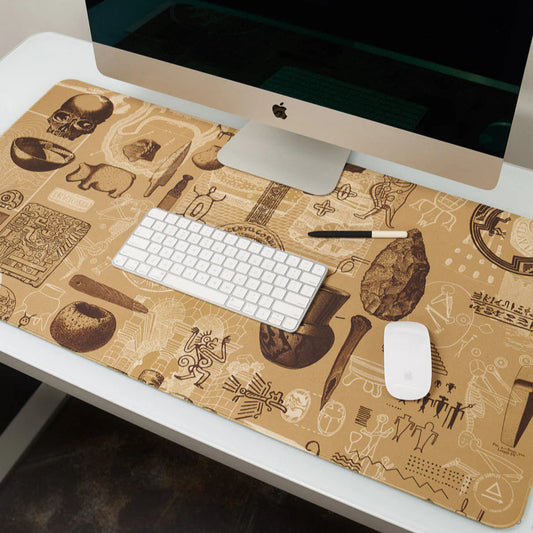 Cognitive Surplus - Archeology  Desk Pad from Of Aspen