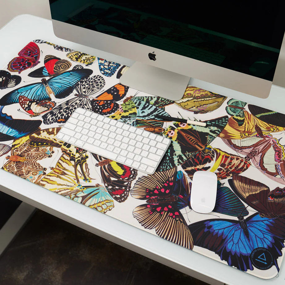 Cognitive Surplus - Butterfly Wings Desk Pad from Of Aspen