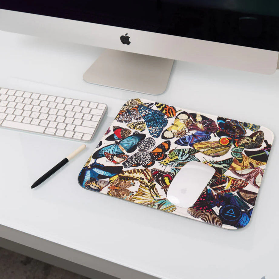 Cognitive Surplus - Butterfly Wings Mouse Pad from Of Aspen