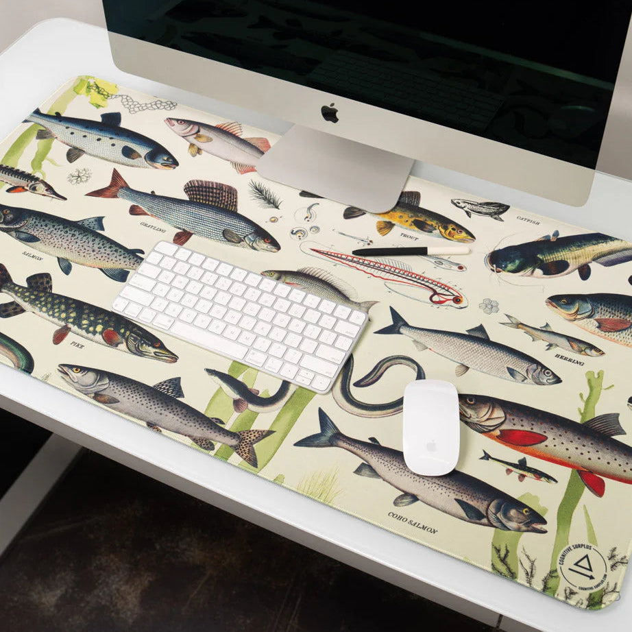 Cognitive Surplus - Freshwater Fish Desk Pad