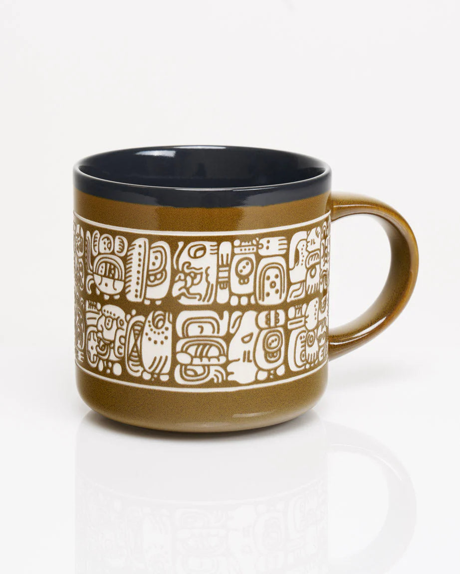 Cognitive Surplus Mayan Script Ceramic Mug - Thumbnail 2