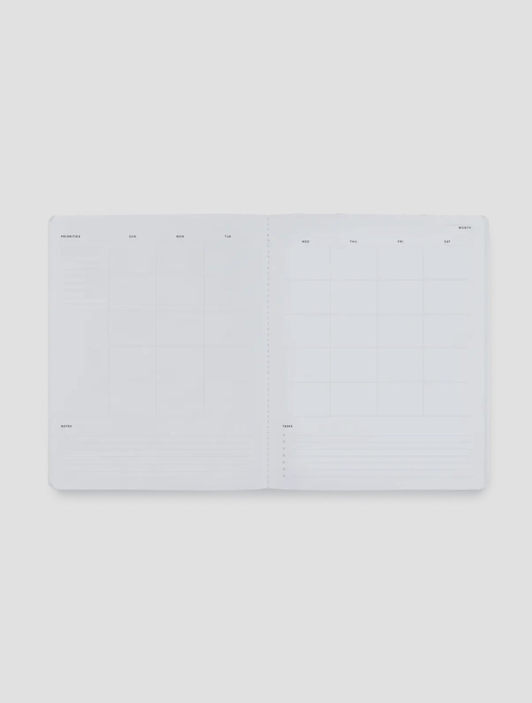 Undated Monthly Planner