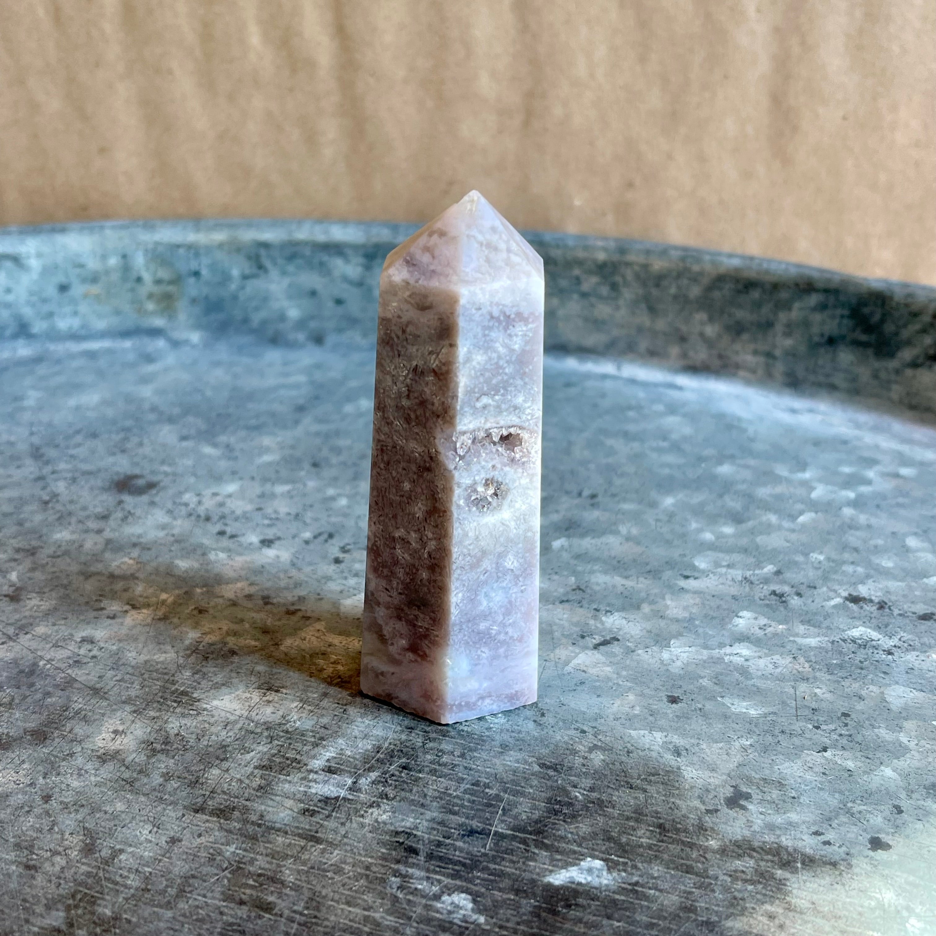 Flower Agate - Crystal Tower