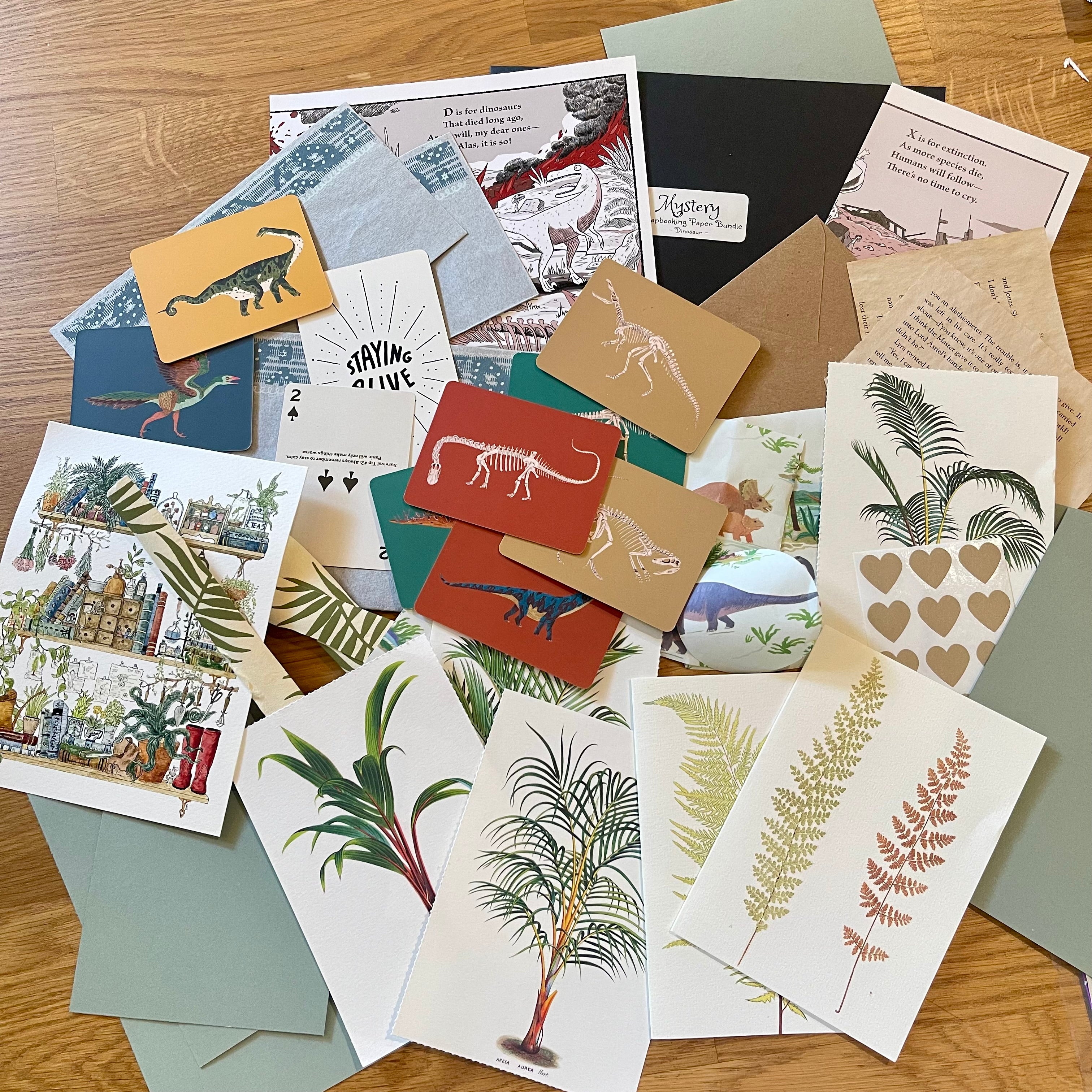Mystery Scrapbooking Paper Bundles - Assorted