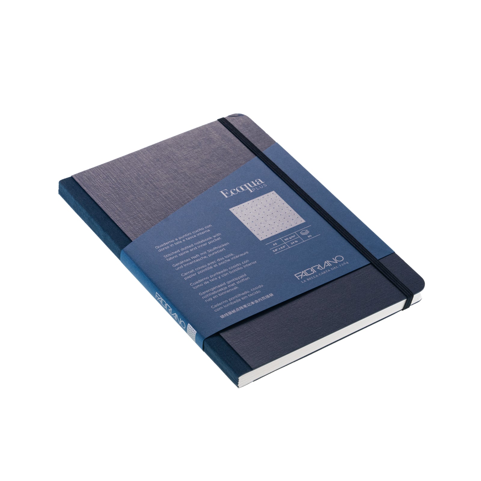 Fabriano Dot Grid Notebook - Navy Blue