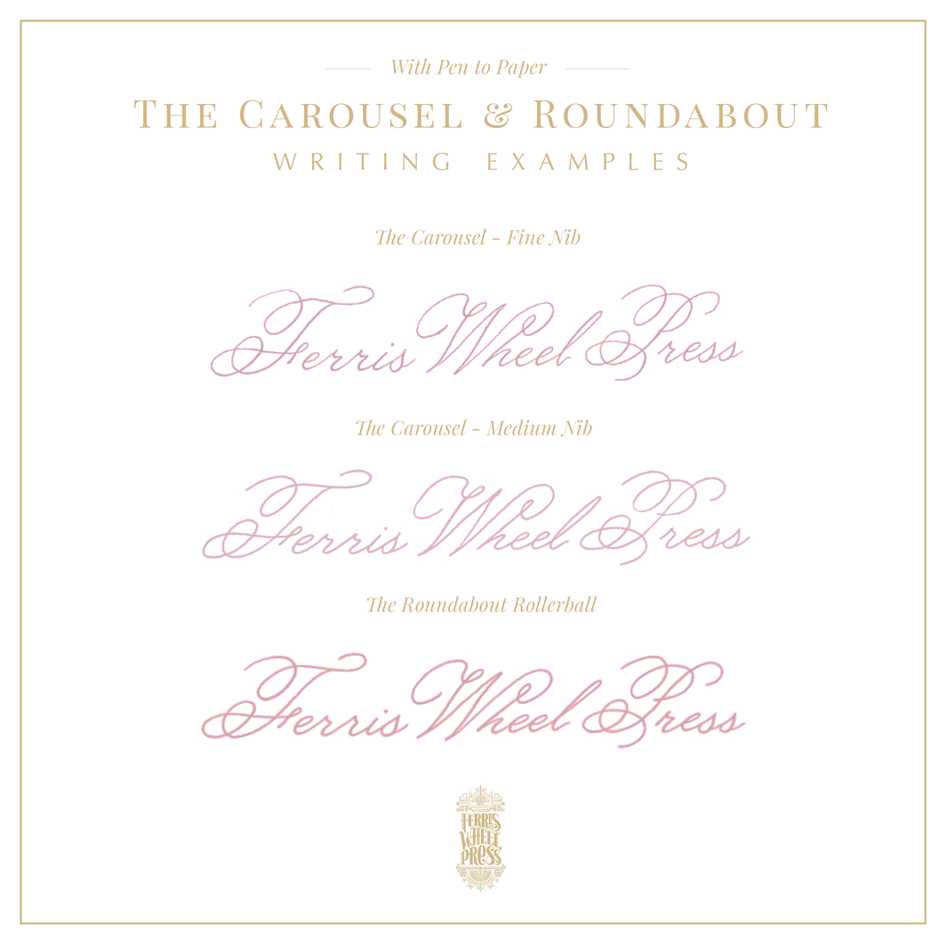 The Carousel Fountain Pen - Lady Rose