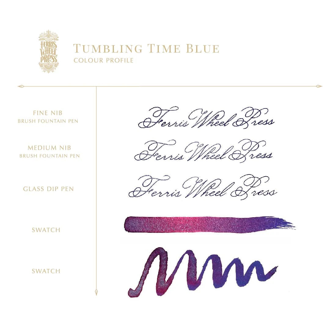 Tumbling Time Blue Ink - 20ml