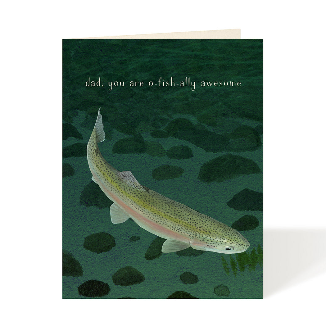 O-Fish-Ally Awesome Dad Card