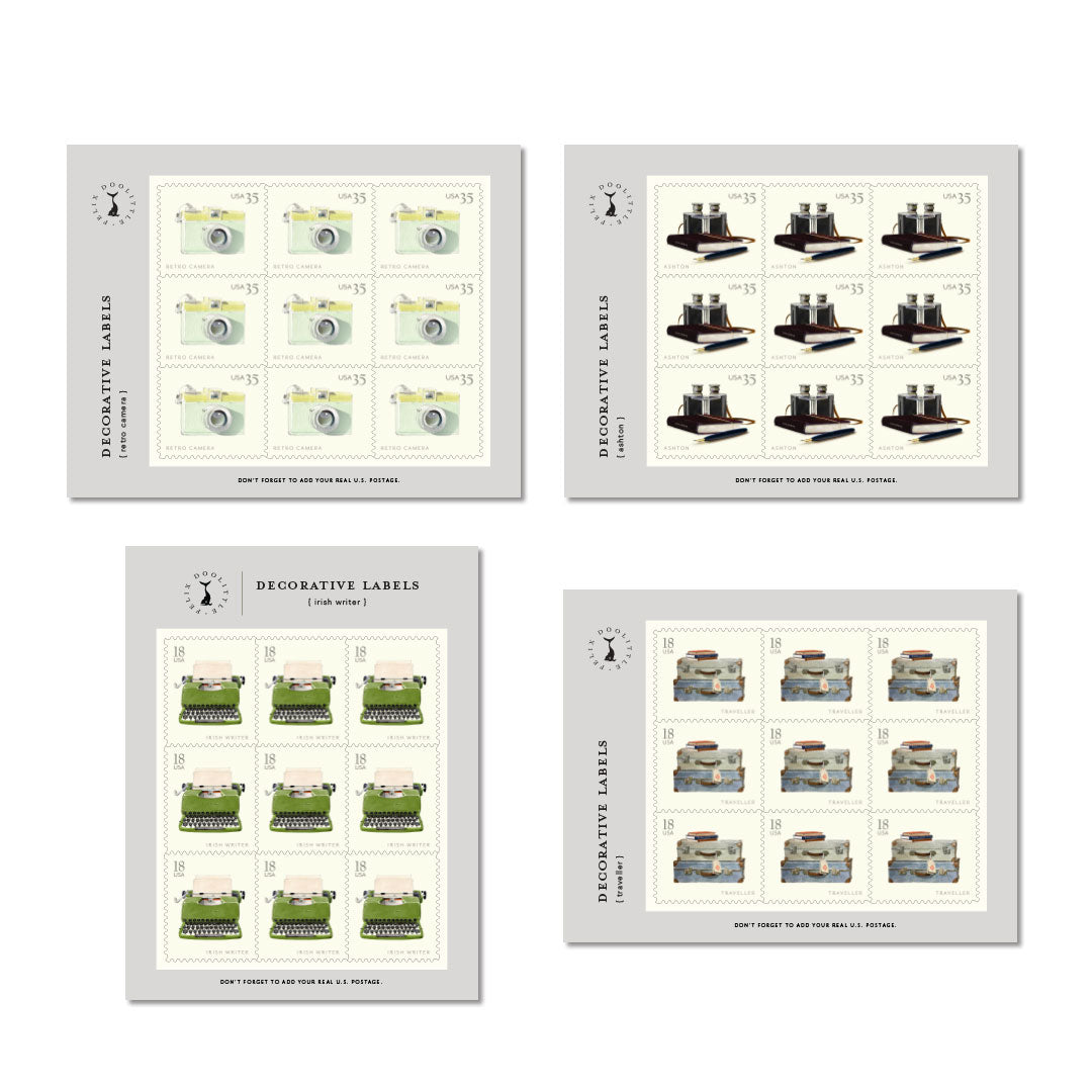 Journalist Stamp Sticker Sets