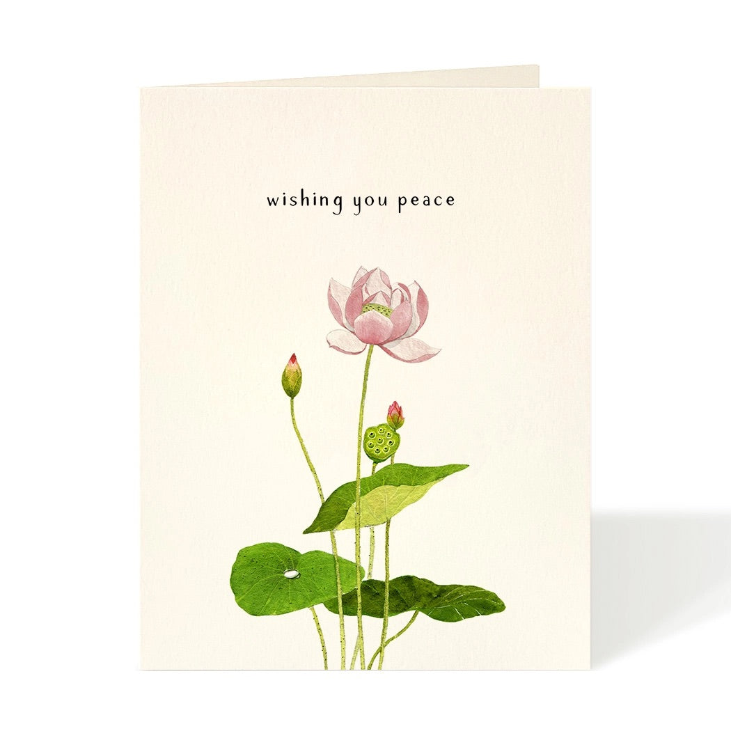 Peaceful Lotus Card