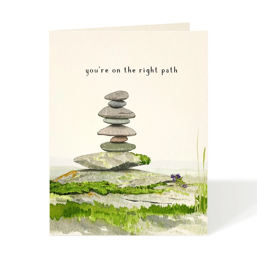 You're On The Right Path Card