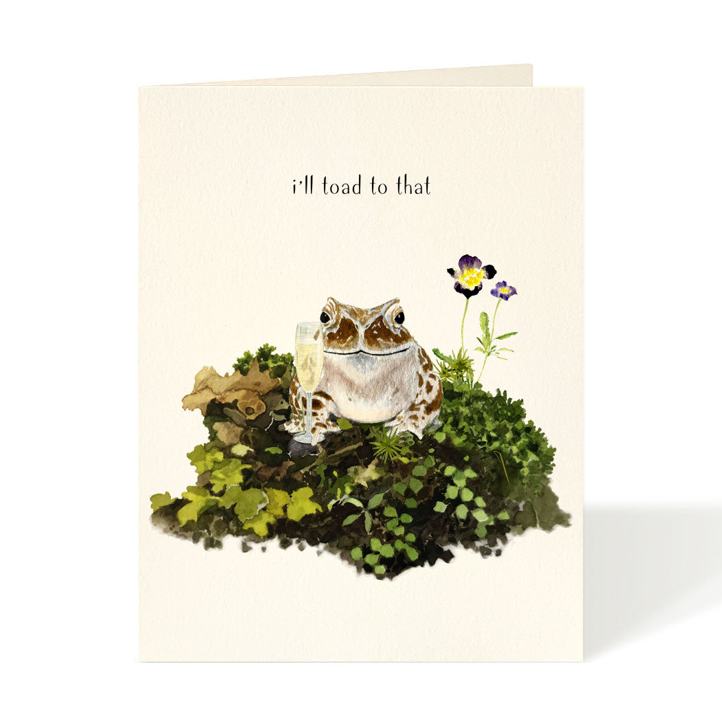Toad To That Congratulations Card