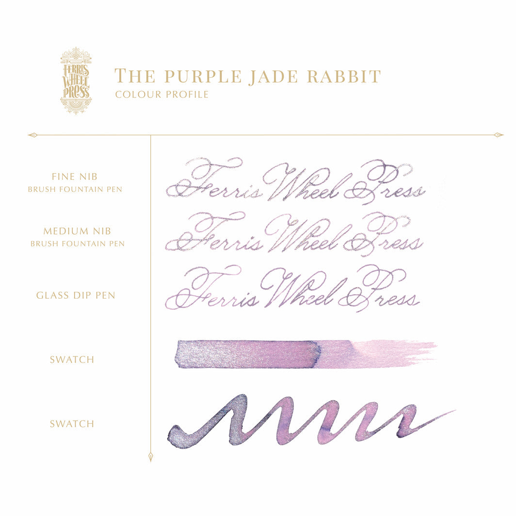 Special Edition Lunar New Year Purple Jade Rabbit Ink - 38ml