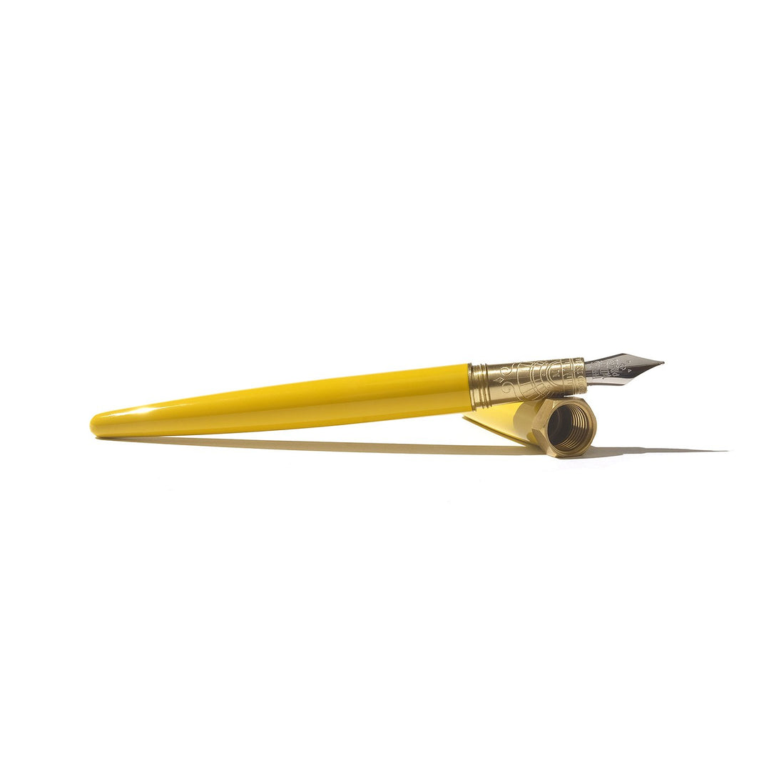 Sunset Yellow Brush Fountain Pen