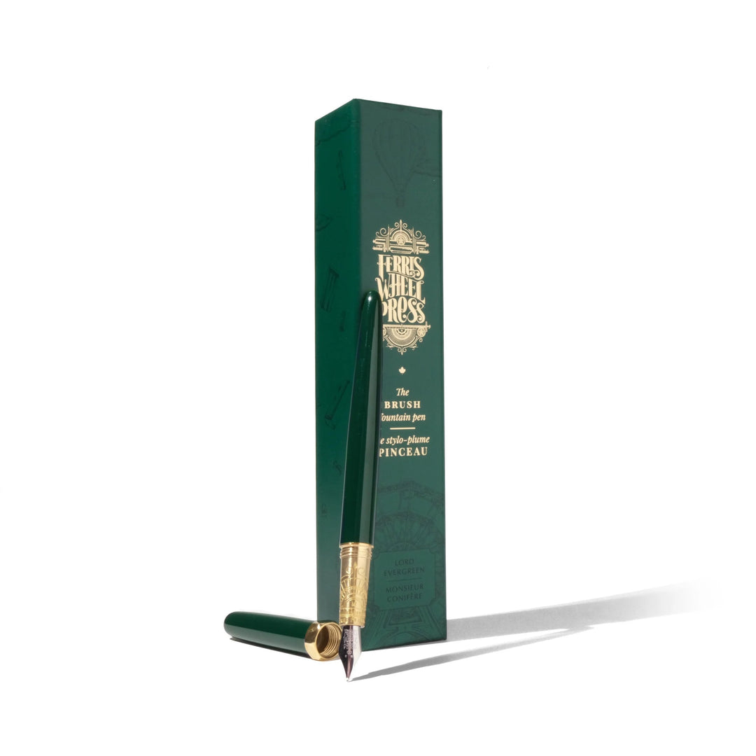 Lord Evergreen Brush Fountain Pen