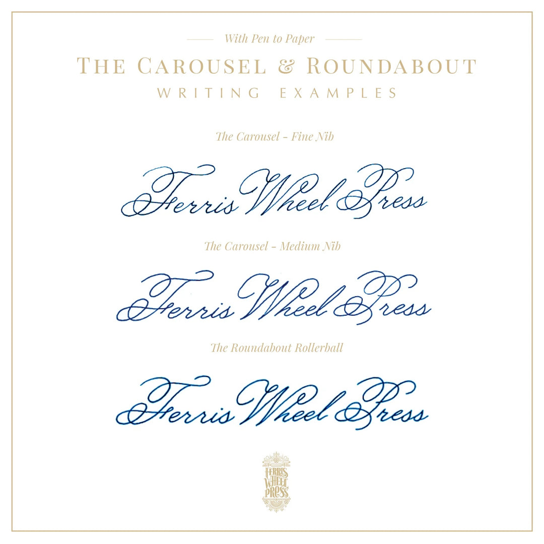 The Carousel Fountain Pen - Feathered Flight