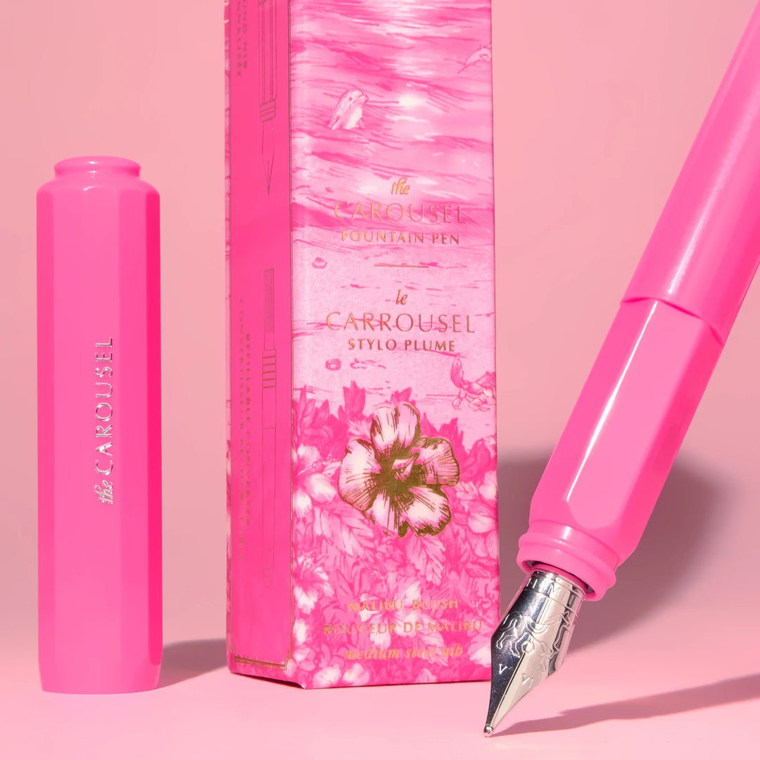 The Carousel Fountain Pen - Malibu Blush