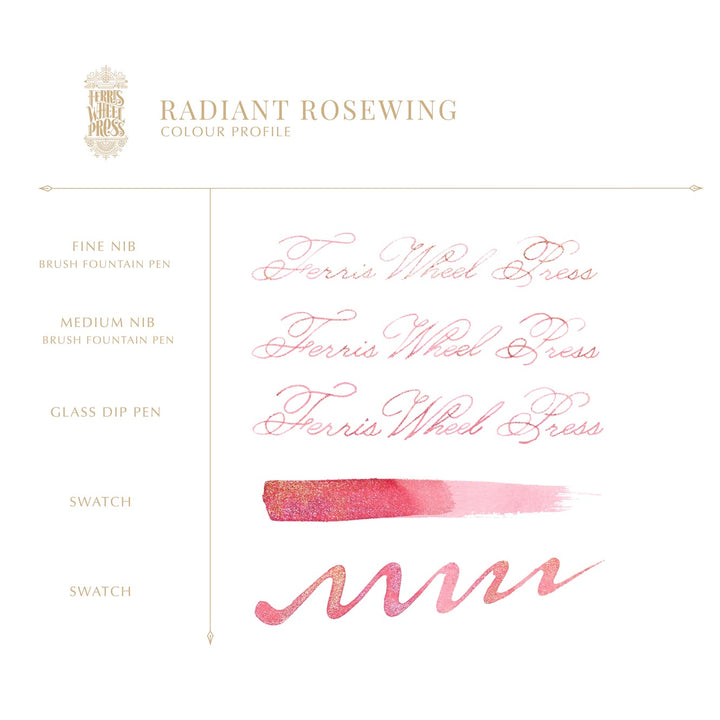 Radiant Rosewing Ink - 20ml