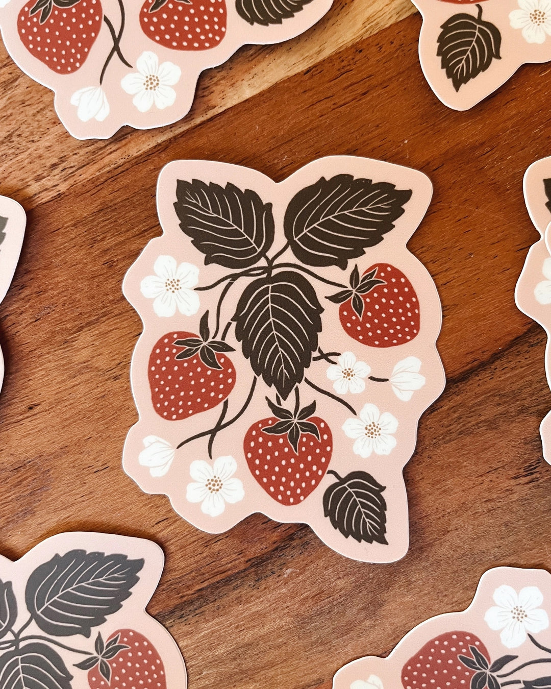 Strawberry Patch Sticker