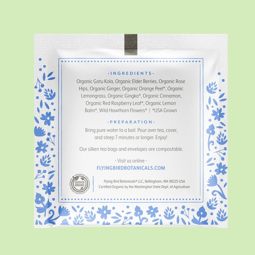 Bluebird Morning Herbal Tea Bag