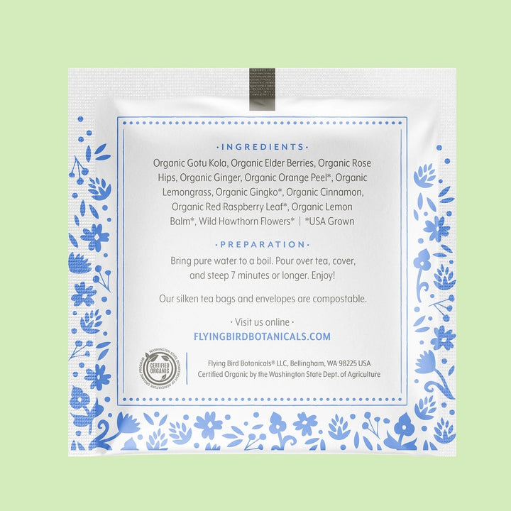 Bluebird Morning Herbal Tea Bag