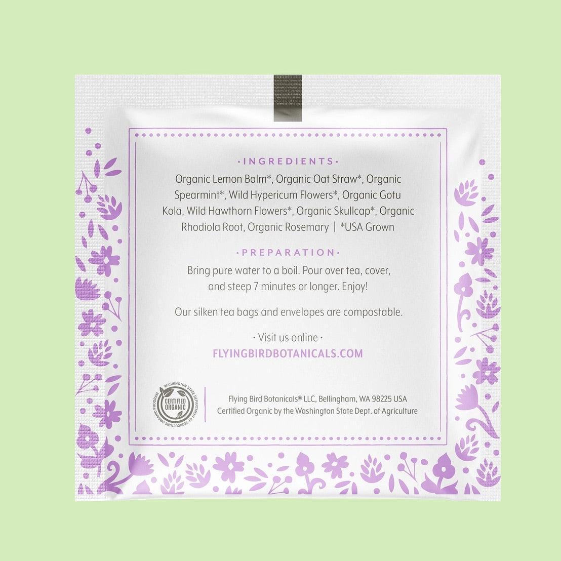 Peaceful Spirit Herbal Tea Bag
