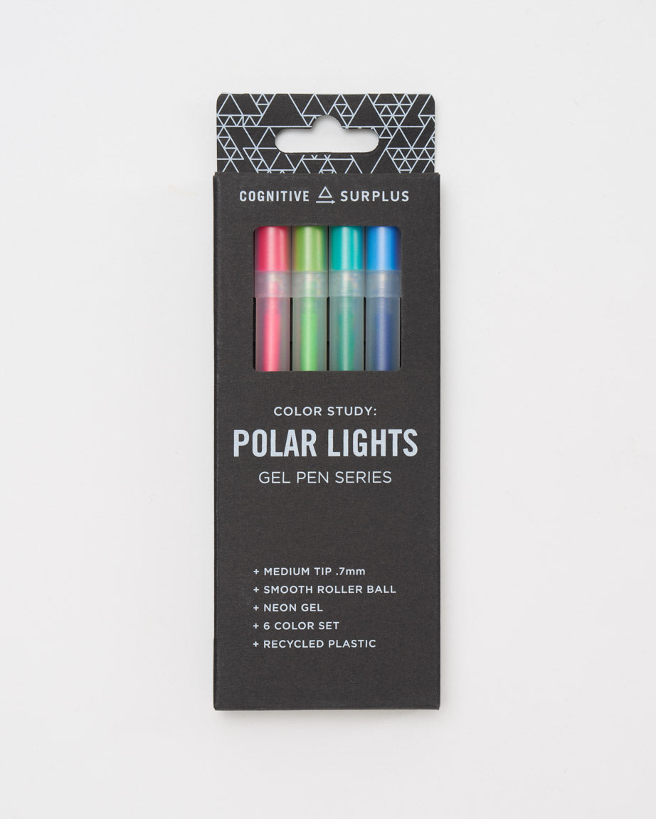 Polar Lights Gel Pens - Neon 6 Pack