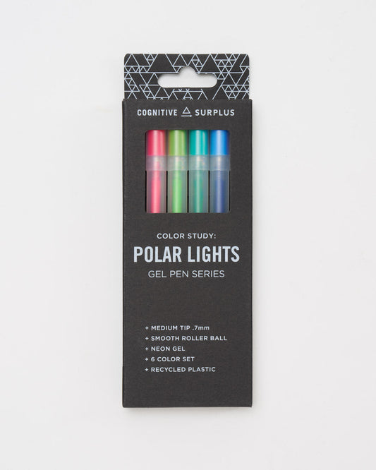 Polar Lights Gel Pens - Neon 6 Pack