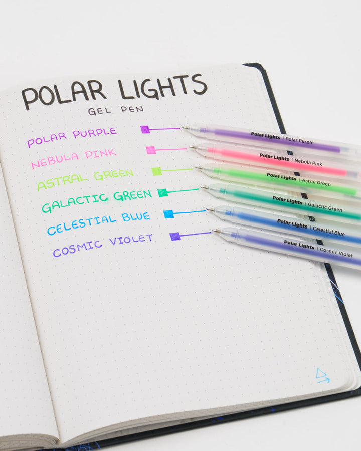 Polar Lights Gel Pens - Neon 6 Pack