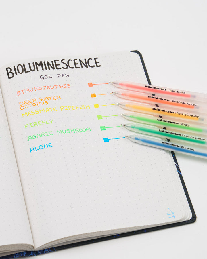 Bioluminescence Gel Pens - Neon 6 Pack