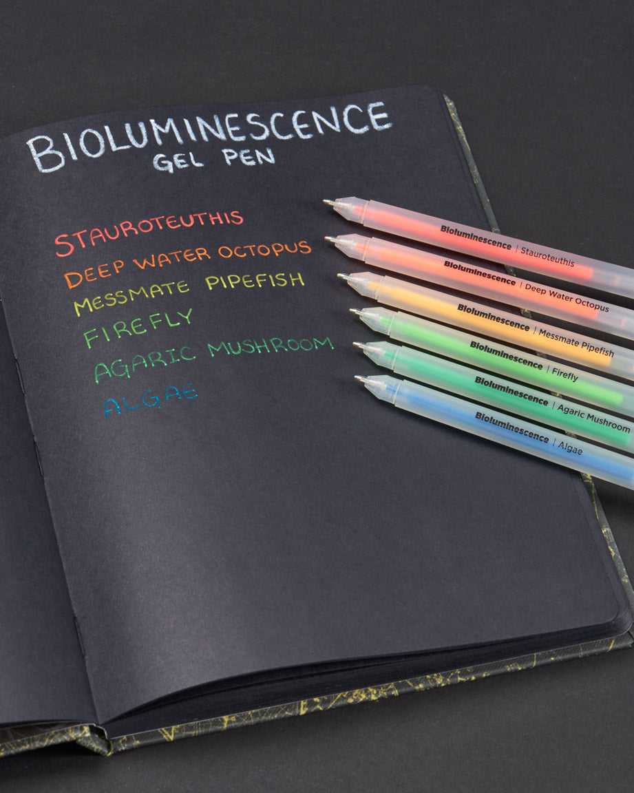 Bioluminescence Gel Pens - Neon 6 Pack