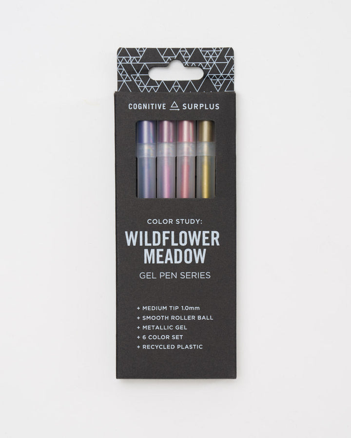 Wildflower Meadow Gel Pens - Metallic 6 Pack