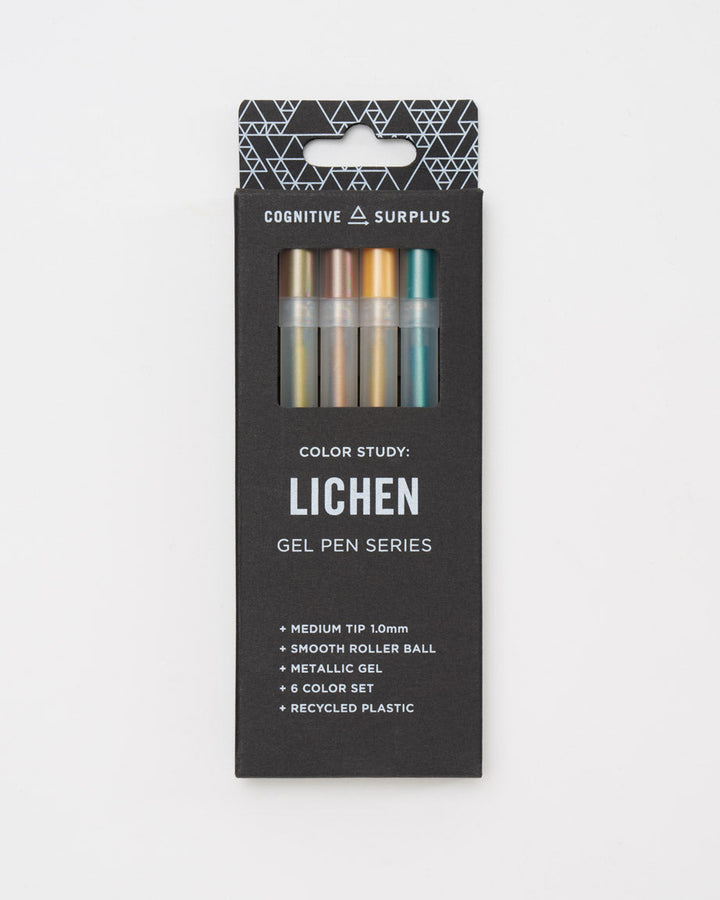 Lichen Gel Pens - Metallic 6 Pack