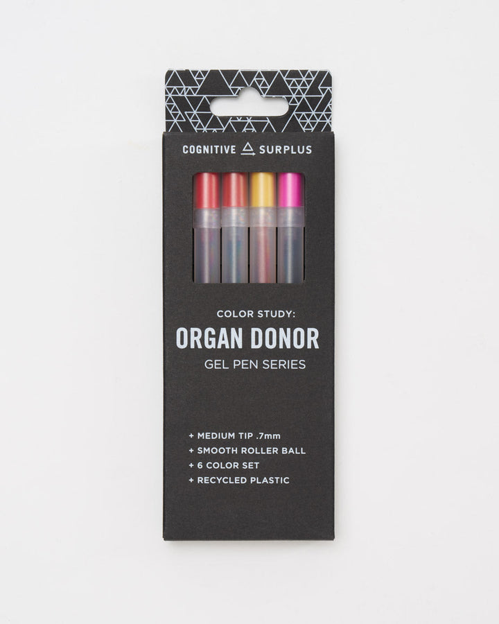 Organ Donor Gel Pens - 6 Pack