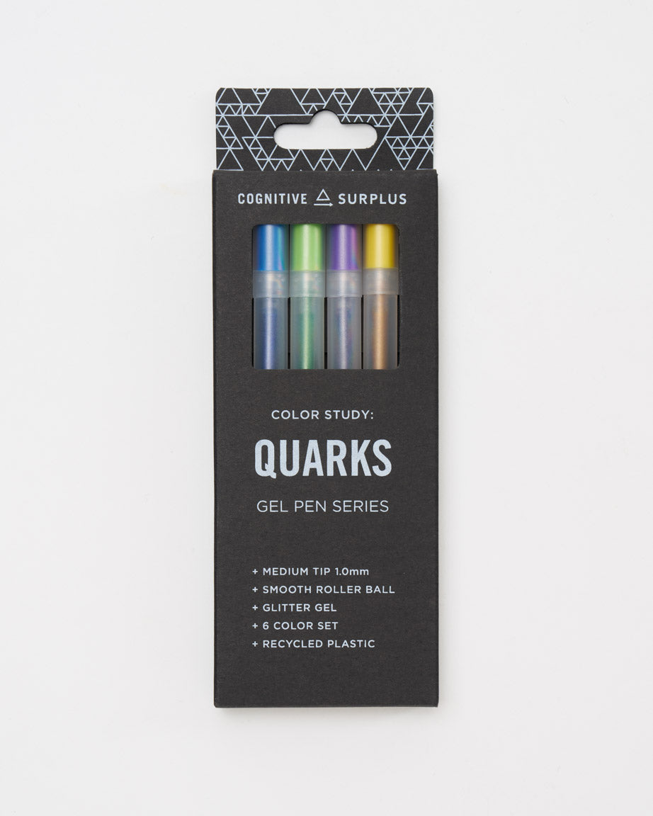 Quarks Gel Pens - Glitter 6 Pack