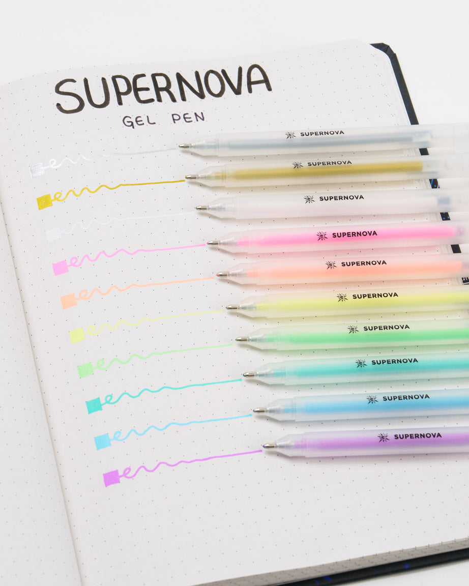 Supernova Gel Pens - 10 Pack