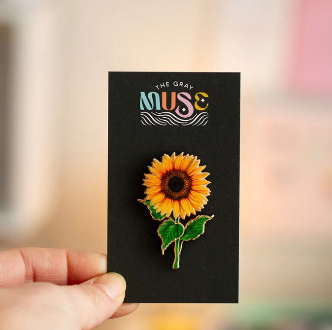 Sunflower Pin