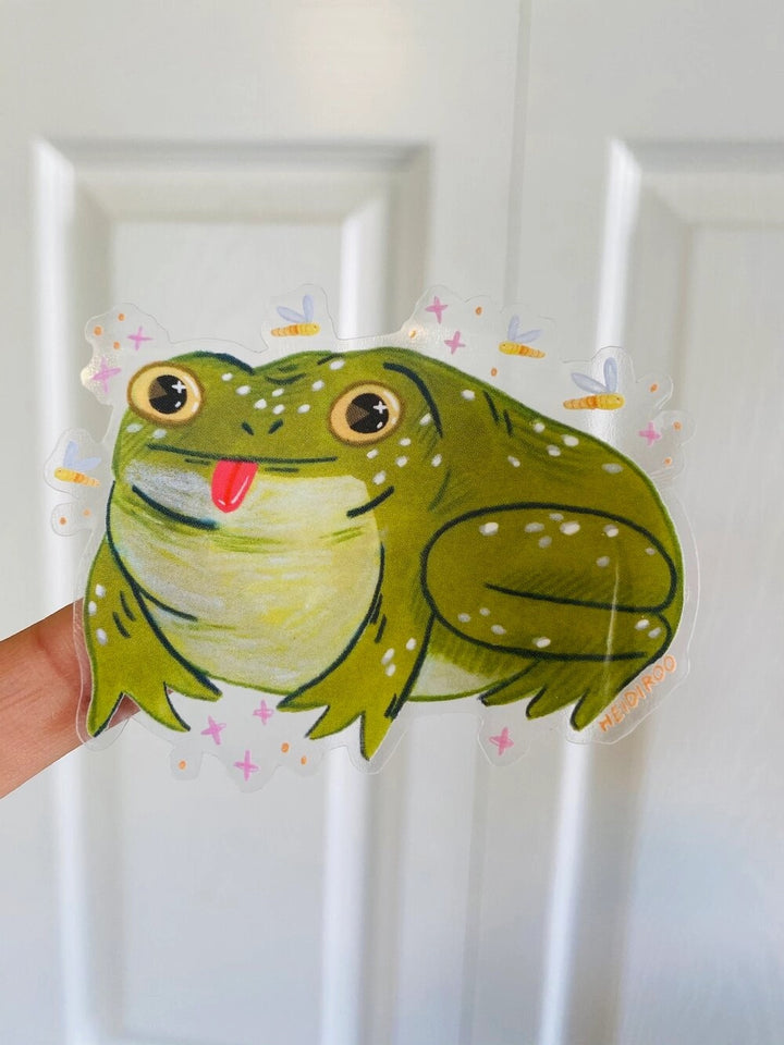 Silly Frog Sticker