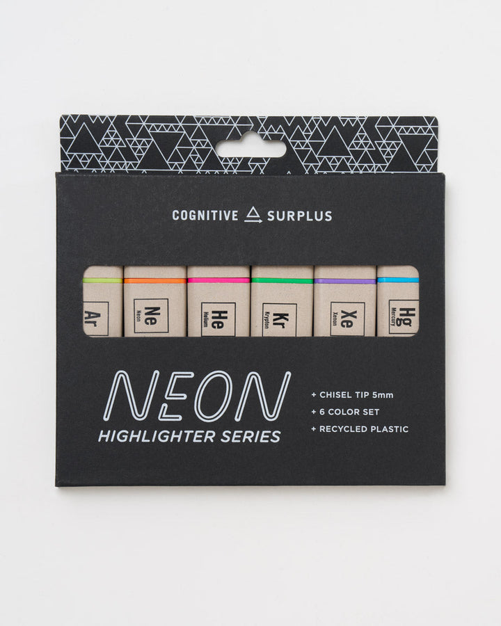 Neon Highlighters - 6 Pack