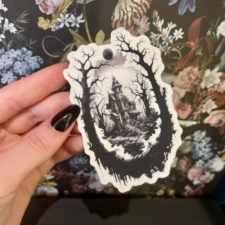 Spooky Forest Manor Sticker