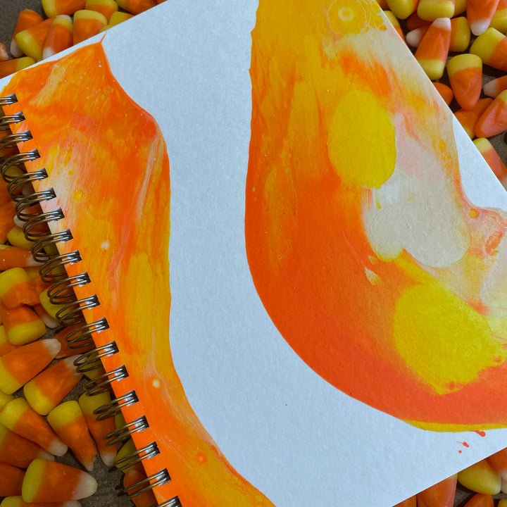 Hand-Painted Candy Corn Journal - Of Aspen Exclusive