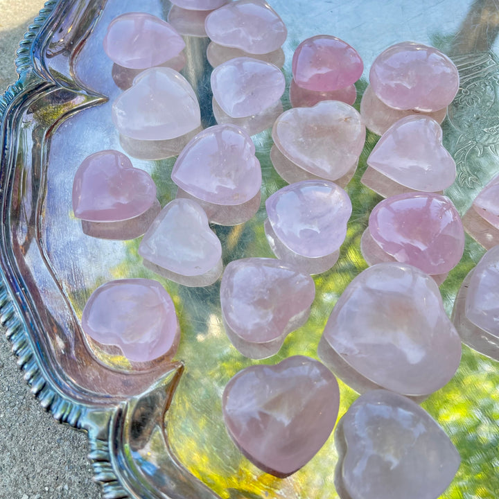 Rose Quartz Heart