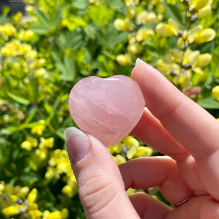 Rose Quartz Heart